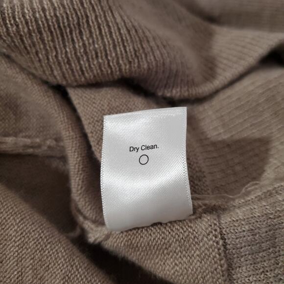 Coldwater Creek Wool Open Knit Cardigan Sweater Womens Size 2X Light Beige Tan - Picture 8 of 9